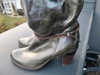 NEU: Lederstiefel von ZINDA, grün, Gr. 40 Bayern - Bamberg Vorschau