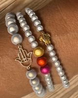 Miracle beads Armband ❤️weiß gold Hamsa Schildkröte Purelei Ibiza Nordrhein-Westfalen - Lippstadt Vorschau