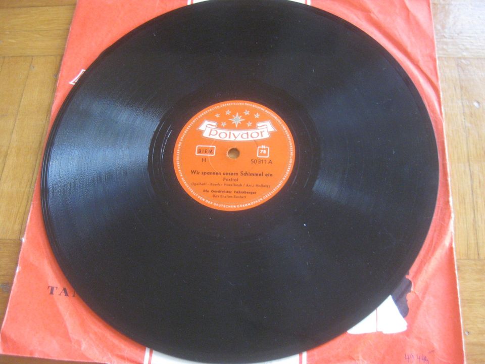 9 Schellackplatten Polydor Schellack Schallplatten Grammophon N78 in Gerbrunn