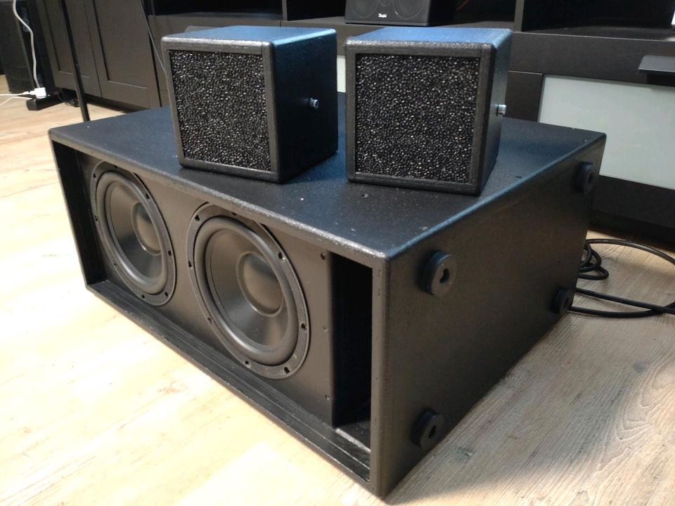 Compact 4 Pa Lautsprecher Anlage doppel 8" Subwoofer in Stendal