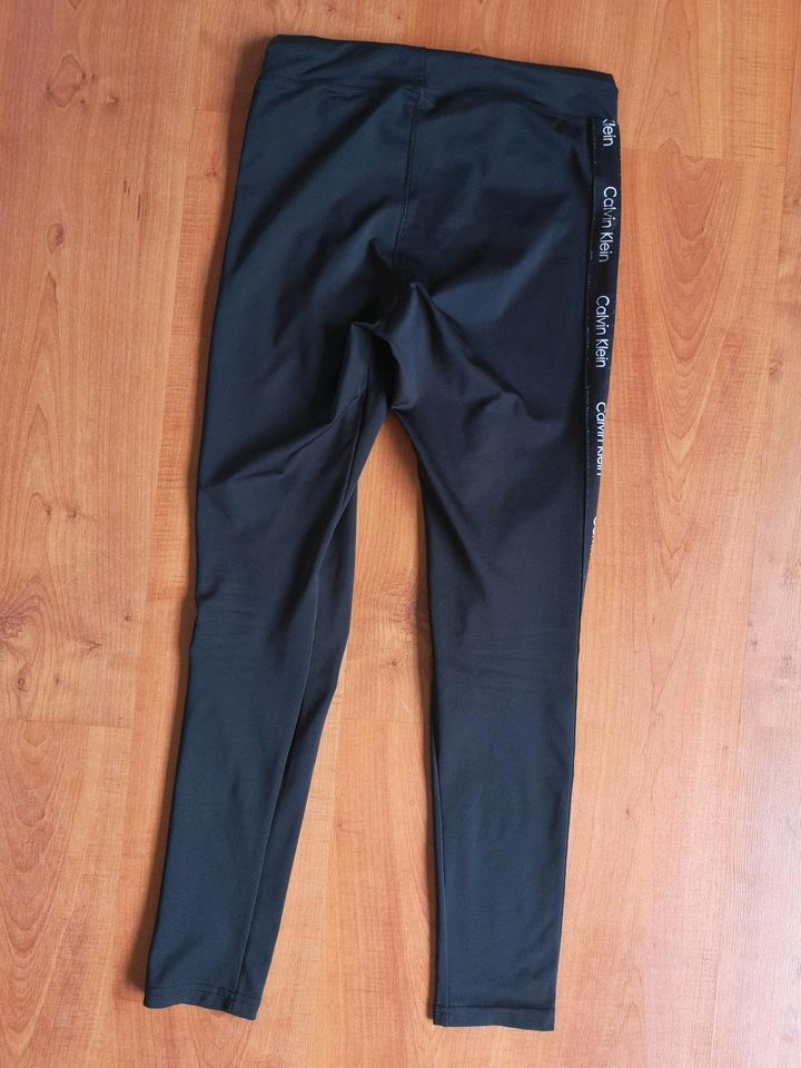 Damen Leggings Größe S M 36 38 schwarz black weiß in Mühlheim am Main