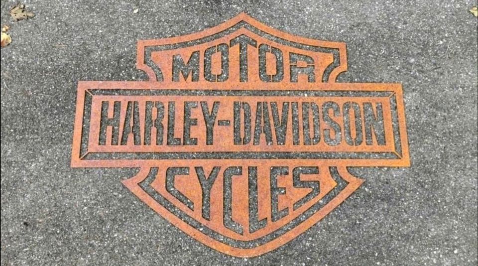 XL Harley Davidson Wappen rostig in Heidenheim an der Brenz