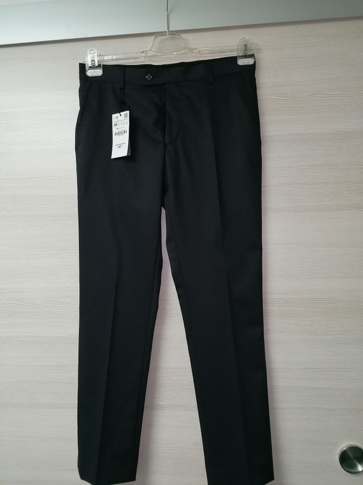 Zara Man Anzug Hose Größe 38 Neu mit Etikett Slim Fit in Ammeldingen bei Neuerburg