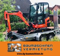 ✔ Minibagger mieten ab 60Euro  Bagger zu mieten leihen vermieten Baumaschinenvermietung  1,9t Kubota Cat Niedersachsen - Rinteln Vorschau
