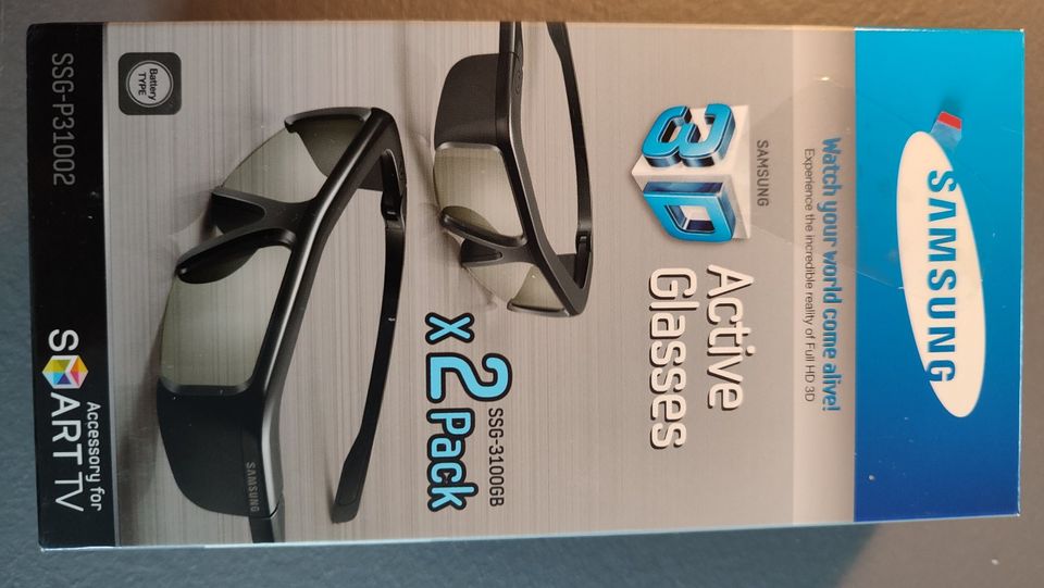 2 Stück Samsung SSG-3100GB/XC 3D-Brille in Meine