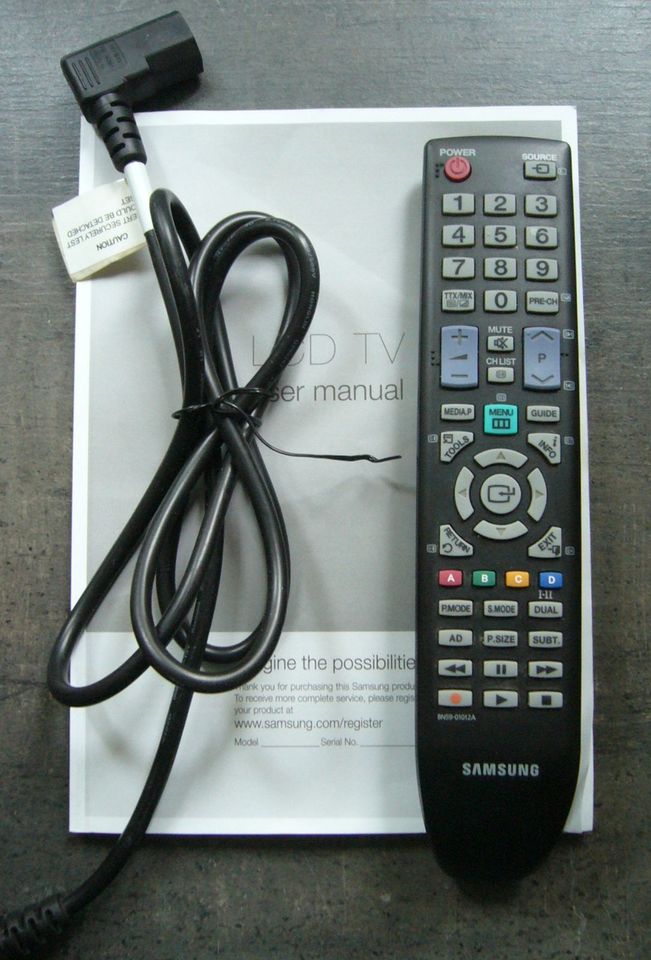 Samsung TV LE32C450E1W mit Fernbedienung, Anleitung in Hamburg