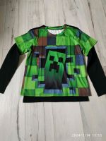 Minecraft Doppelshirt mit Langarmshirt Baumwolle Gr 134/140 Bayern - Niederschönenfeld Vorschau