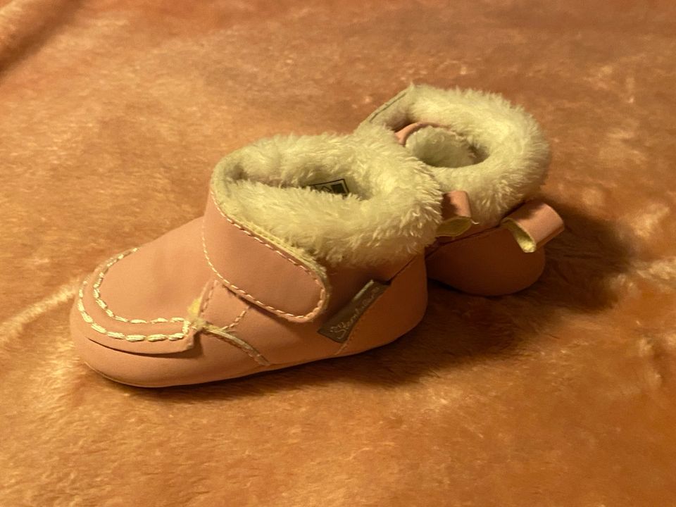 Neu Sterntaler Baby Schuhe Krabbelschuhe Pantoffeln Plüsch 17/18 in Hamburg