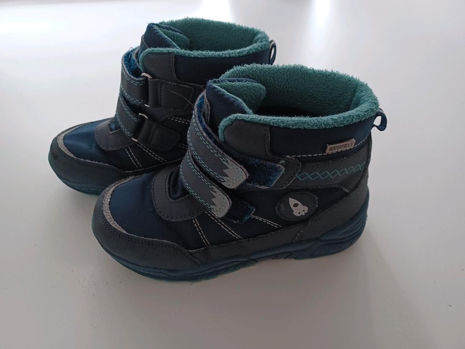 ❤️Kinder Winterstiefel Blau mit Klett Gr.28❤️ in Friedland