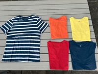 4+1 x H&M Basic Jungs T - Shirts 158 / 164 rot blau orange gelb Frankfurt am Main - Harheim Vorschau