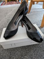 Peter Kaiser Peeptoe, Pumps, original 80er, schwarz Lack, Gr. 5 Hessen - Limburg Vorschau