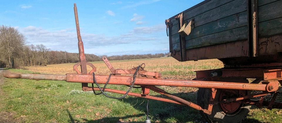 2x Gummiwagen Traktor Anhänger Wagen Knies kein Kipper 4,4t in Haren (Ems)