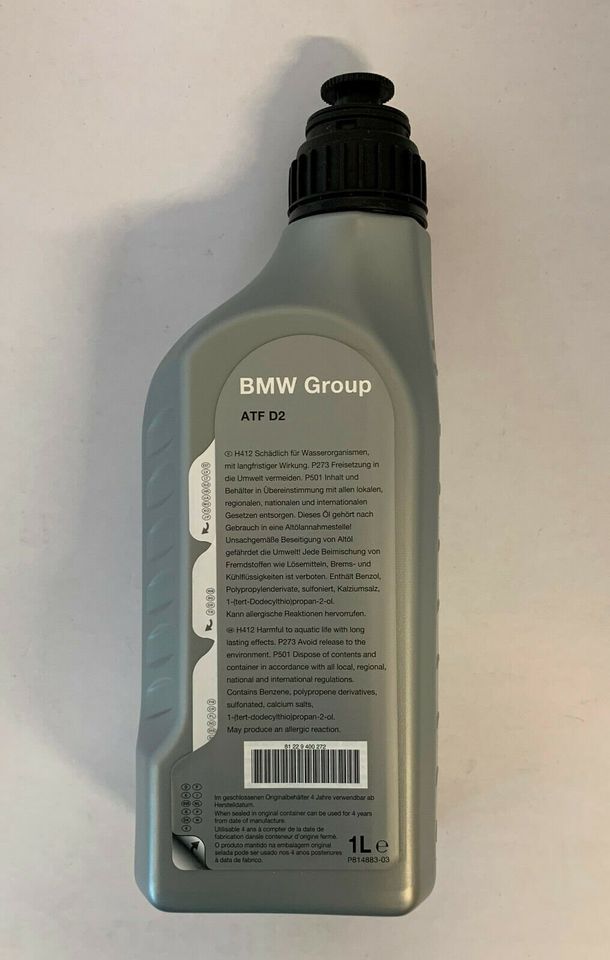 Original BMW ATF D2 Dexron II D Automatik Getriebeöl 1 Liter 81229400272 (EUR 16,00 / L) in Fulda