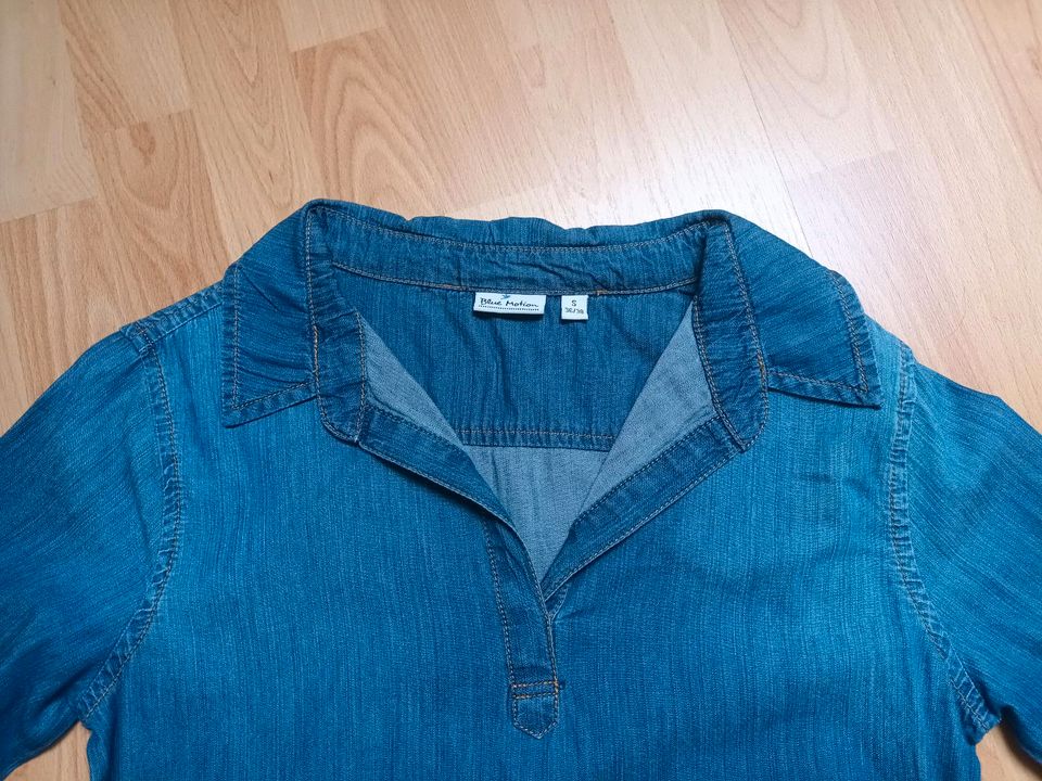 Blue Motion Damen Kleid Jeansoptik Größe S (36/38) in Hückelhoven