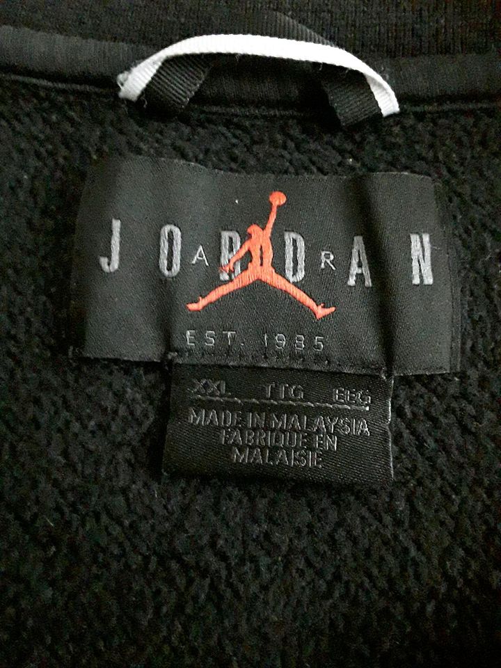 Sweatshirt schwarz, Jordan, Gr. XXL mit Aufdruck in Oldenburg