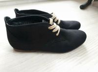 schwarze Schnürschuhe Halbschuhe Größe 38 Deichmann Niedersachsen - Sande Vorschau