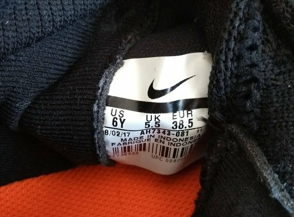 Nike MercurialX Hallen – „Fußball" Schuhe Gr. 38,5 (top Zustand) in Irchenrieth