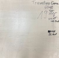 Terrassenplatte Feinsteinzeug Travatino Crema 60x60x2cm Nordrhein-Westfalen - Borken Vorschau