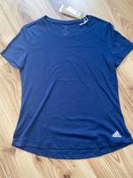 Adidas T-Shirt Aeroready dunkelblau Gr. M ( 38/40 ) NEU Hessen - Biebergemünd Vorschau