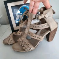 MjUS - Sandalen Riemchenpumps Schuhe Grau Beige 40 w NEU Nordrhein-Westfalen - Krefeld Vorschau