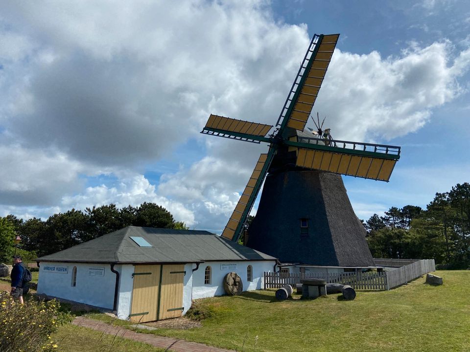 Unverbauter Blick auf die historische Nebeler Windmühle! in Nebel