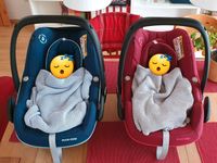 2x Babyschale Maxi Cosi Pebble Pro i-Size blau & rot (Zwillinge) Hannover - Vahrenwald-List Vorschau