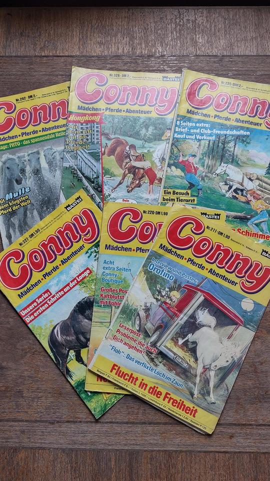 Comic Konvolut - 6 x Conny Mädchen, Pferde, Abenteuer - Bastei in Dollnstein