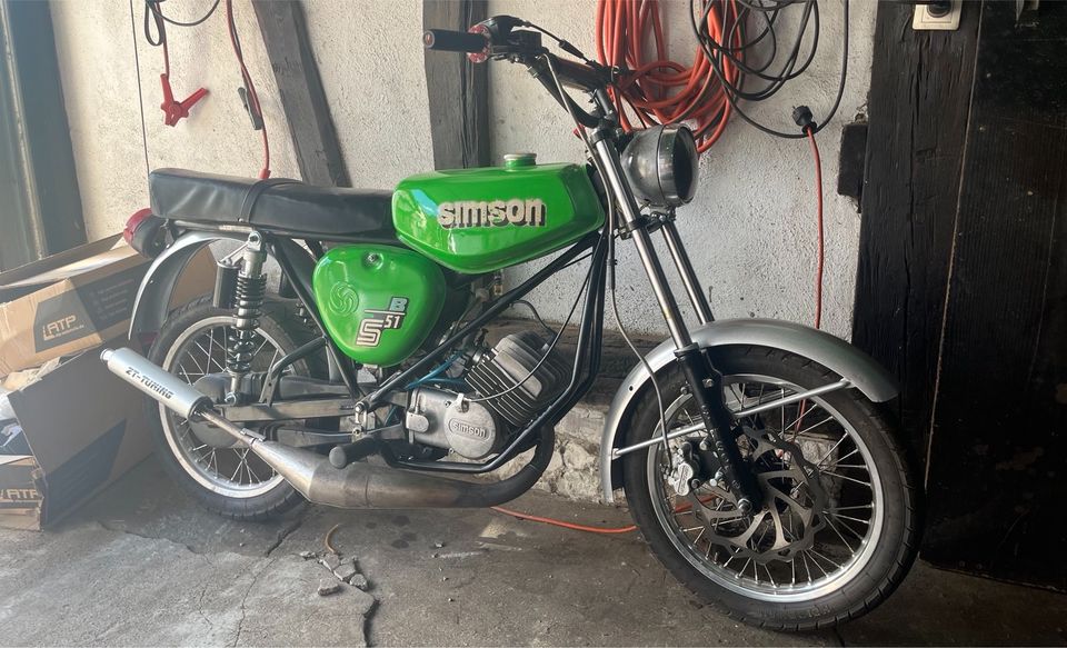 Simson s51 in Rhönblick