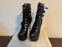 High Heel Stiletto Schür-Stiefeletten Gr. 42 (41) schwarz Bayern - Teublitz Vorschau