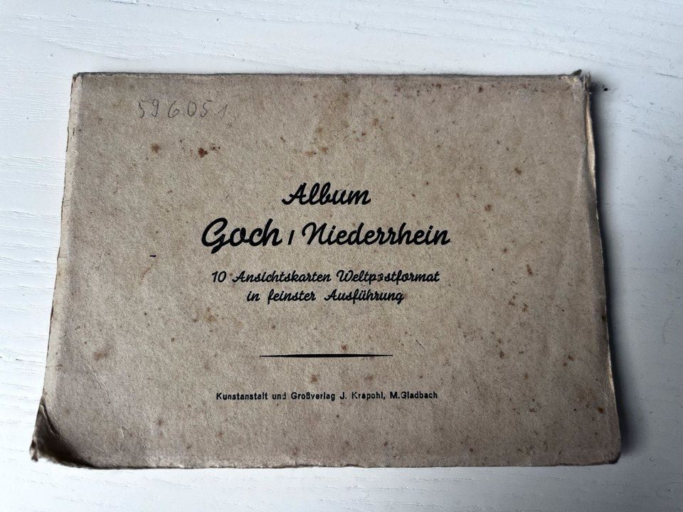 Alte Ansichtskarten Album Goch/Niederrhein - ungelaufen in Hamburg