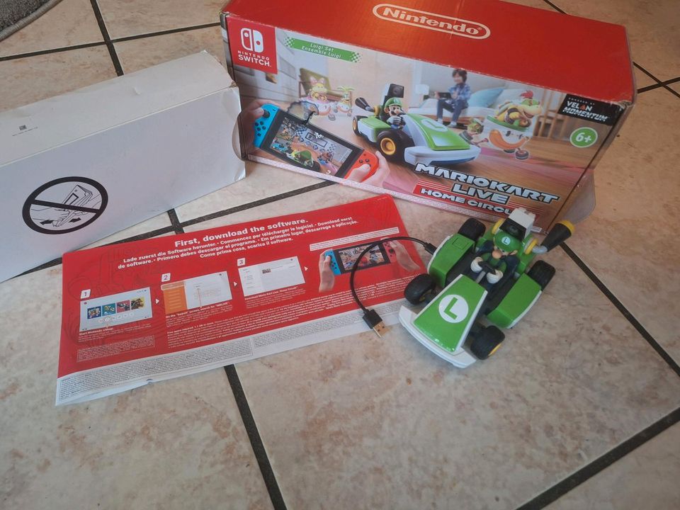 Mariokart Live Home Circuit Nintendo Switch Luigi Weihnachten in Nideggen / Düren