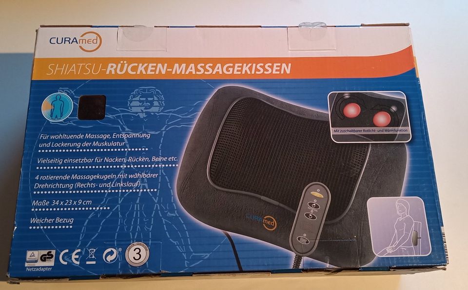 Shiatsu Rücken Massagekissen CURAmed in Baden-Württemberg - Tamm | eBay  Kleinanzeigen ist jetzt Kleinanzeigen