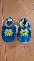 Krabbelschuhe Leder Hausschuhe Frosch 18/19 Niedersachsen - Uplengen Vorschau