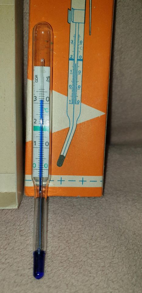 altes Berlin Elektronik Foto Photo Thermometer in Zwickau