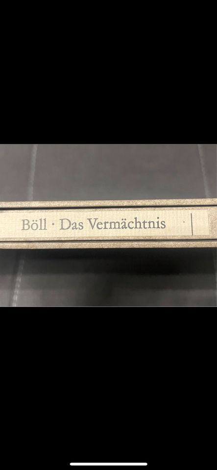 Böll Heinrich/Piatti Celestino/Das Vermächtnis/Signi.Exempl. RAR in Wachtberg