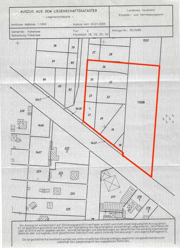9.407qm Investoren Grundstück am Gewerbegebiet Falkensee Privat in Falkensee