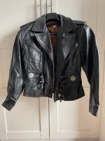 Original Harley Davidson Damen Lederjacke schwarz Größe 36/38 Hessen - Borken Vorschau