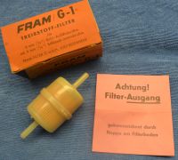 Kfz  Kraftstoff – Filter  FRAM G – 1 (in-line-filter) Niedersachsen - Garbsen Vorschau