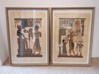2 Bilder Tutanchamun Echnaton Papyrus professionell gerahmt Elberfeld - Elberfeld-West Vorschau