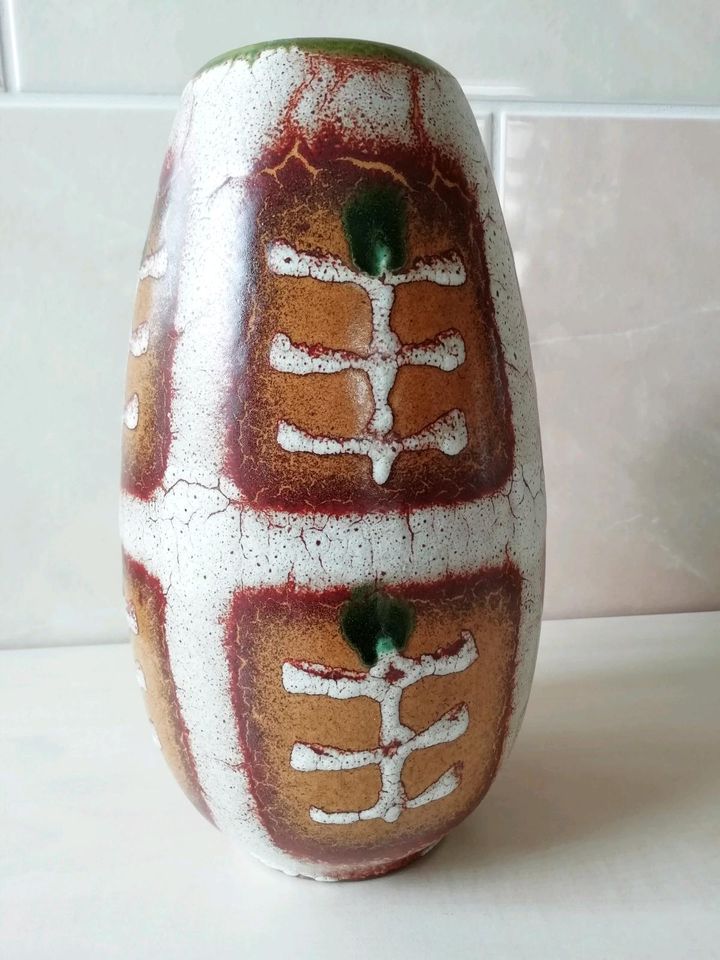 Vase Schale Jasba Keramik Mid Century Retro Vintage RAR in Muldestausee