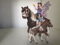 SCHLEICH ElfenReitset Limeya 42108 + Tinker Hengst 13625 + Fohlen Nordrhein-Westfalen - Bedburg-Hau Vorschau