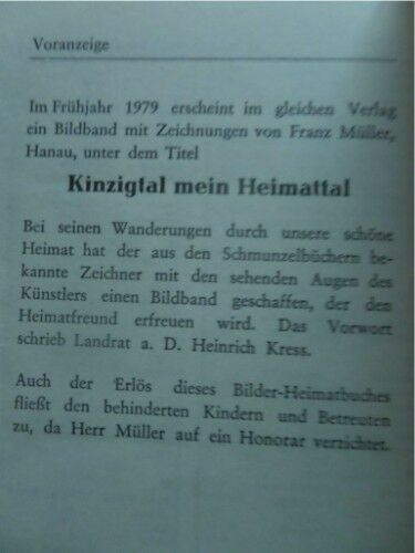 1978 Landrat HEINRICH KRESS Freigericht HESSEN Dehaam is Dehaam in Rodenbach