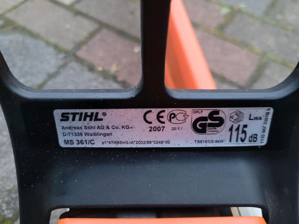 Stihl MS 361 Motorsäge Kettensäge in Dortmund