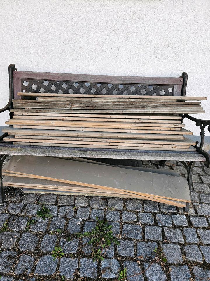 Holz Platten 22 Stück grau in Karlsfeld