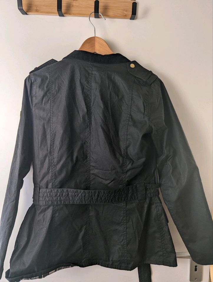 #Barbour International April Waxed Jacket in schwarz Gr.38/M in Pinneberg