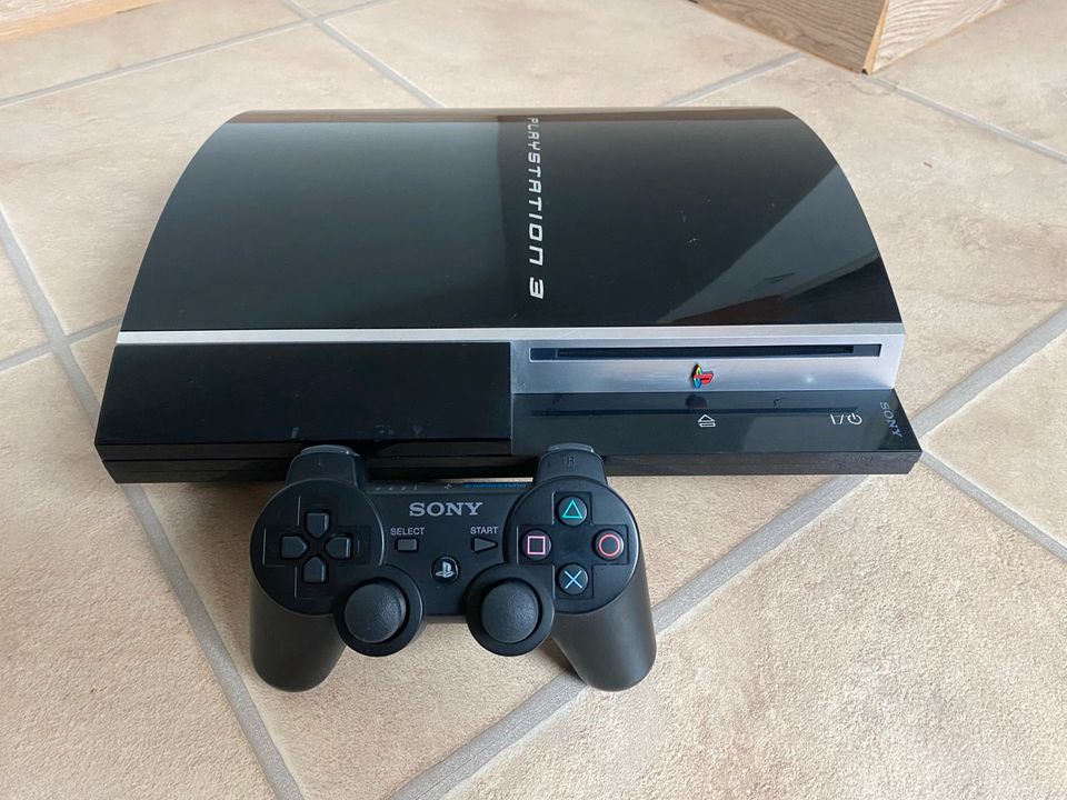 SONY PlayStation 3 FAT Konsole mit Controller - PS3 Schwarz in Bremen