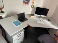 Schreibtisch mit Seitenflügel und Rollcontainer für Büro Niedersachsen - Bad Zwischenahn Vorschau
