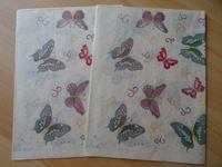 DDR Geschenkpapier Motiv Schmetterlinge Sachsen - Breitenbrunn Vorschau
