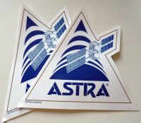 Aufkleber Astra Satellit, zwei Stück Niedersachsen - Melle Vorschau