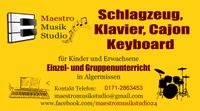 Klavier, Schlagzeug, Cajon, Keyboard Musikunterricht Niedersachsen - Algermissen Vorschau